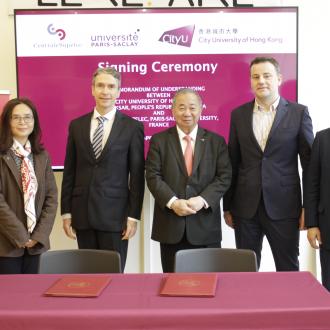 Memorandum of understanding signé avec l'université City University of Hong Kong - CentraleSupélec