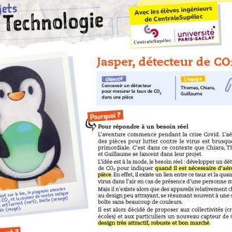 Jasper, un nouveau type de détecteur de CO2 mis au point par des élèves-ingénieurs de CentraleSupélec